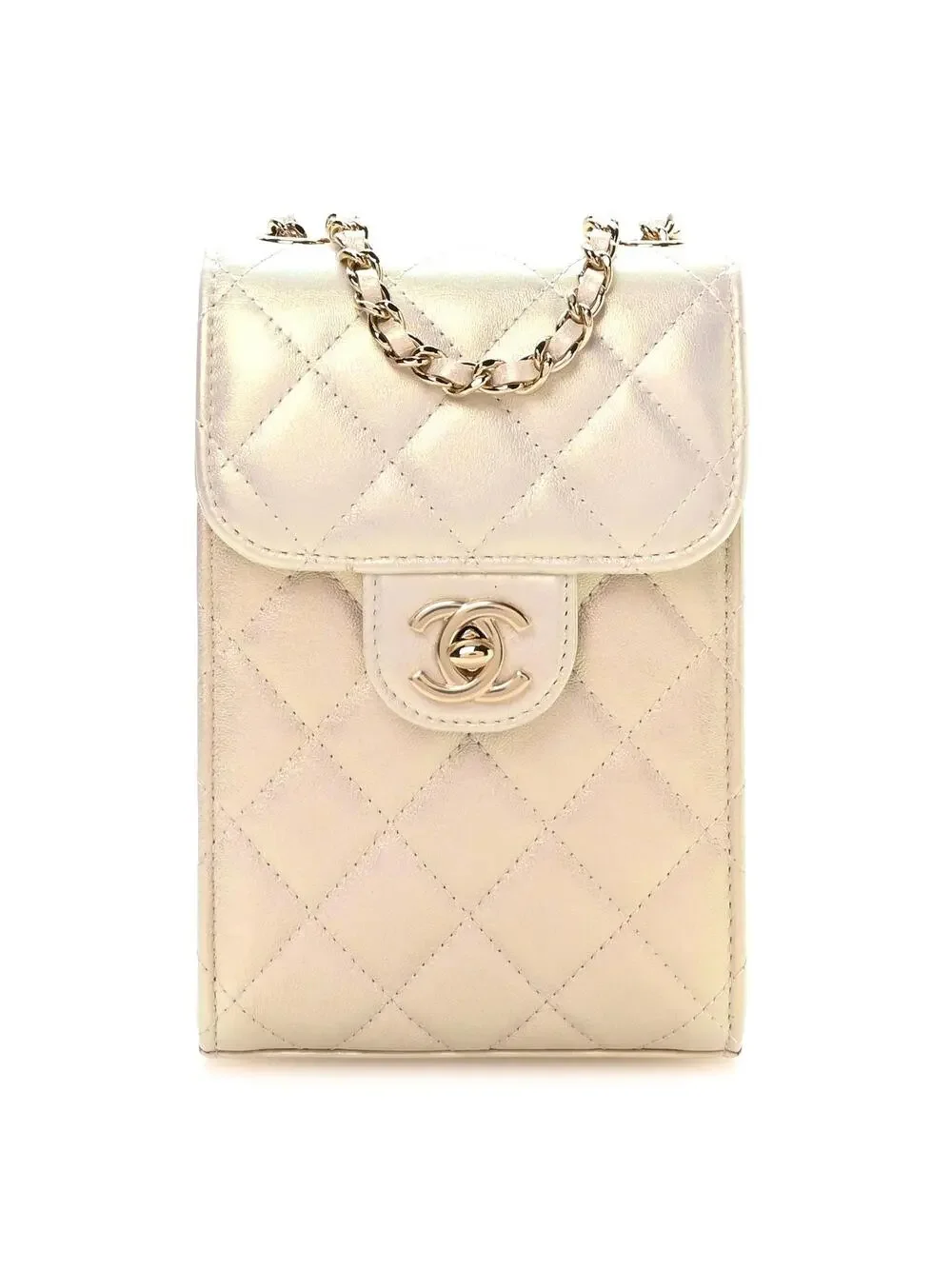 Chanel Iridescent Lambskin Quilted Cc #327190C23B